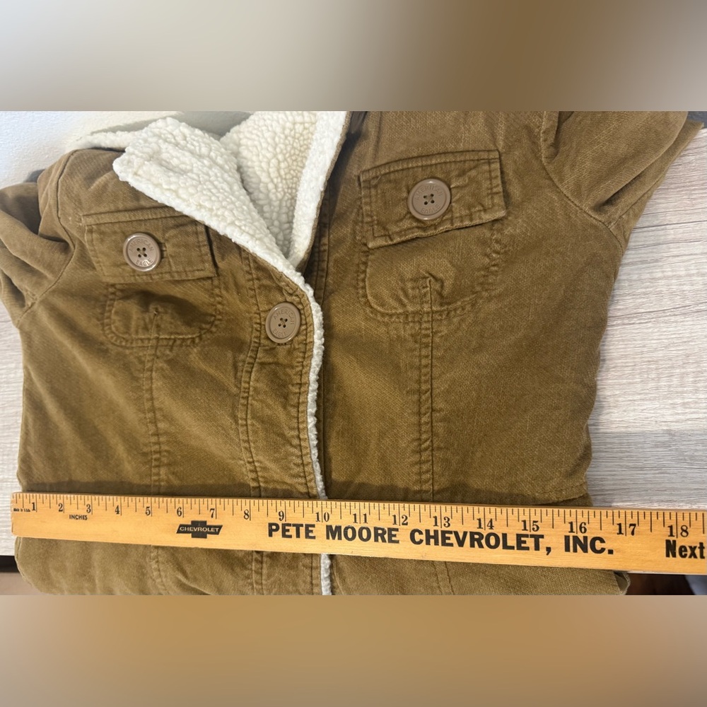 American Eagle Outfitters Brown Trench Coat with Cream Accents - Picture 8 of 13